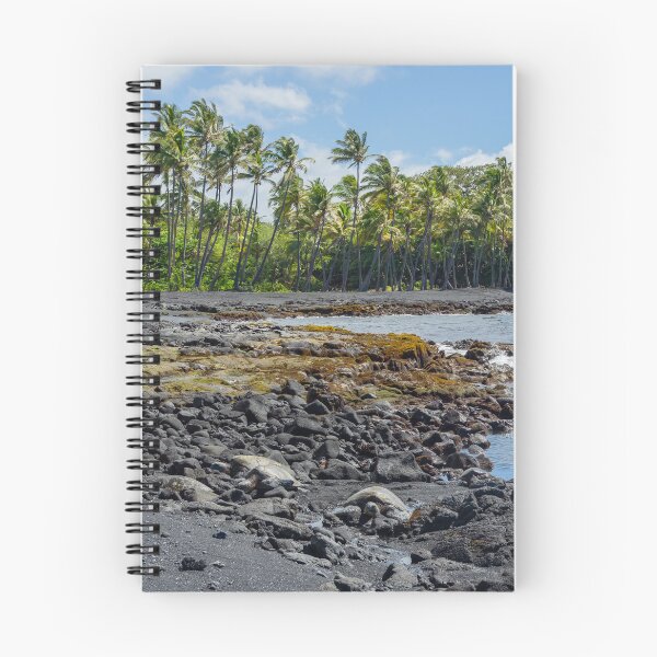 Item preview, Punaluu Black Sand Beach and Turtles designed and sold by SafariByMarisa.