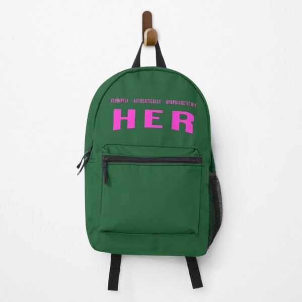 Item preview, "I AM HER" Inspirational Design for Women | Empowerment | Positive Message | Fashion designed and sold by NovaCrestShop.