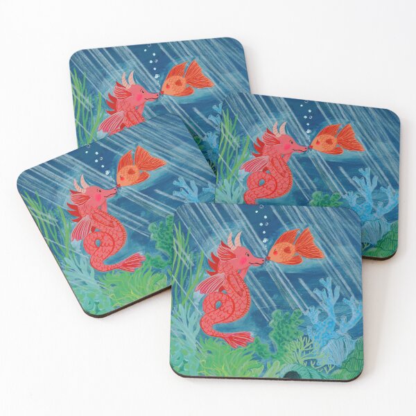 Item preview, Under the Sea | Whimsical Dragon and Fish by Jemma Jamie Skidmore designed and sold by Jemma Jamie Skidmore.