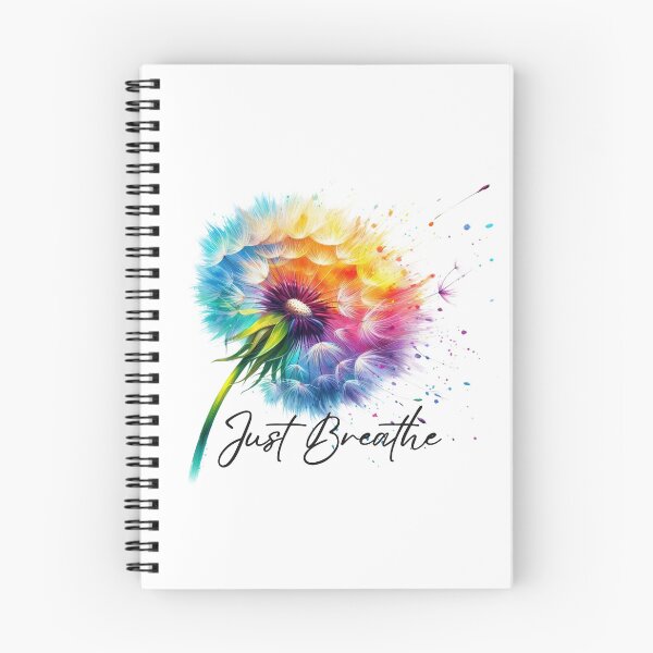 Item preview, Just Breathe, Colorful Dandelion designed and sold by deniz kaya.