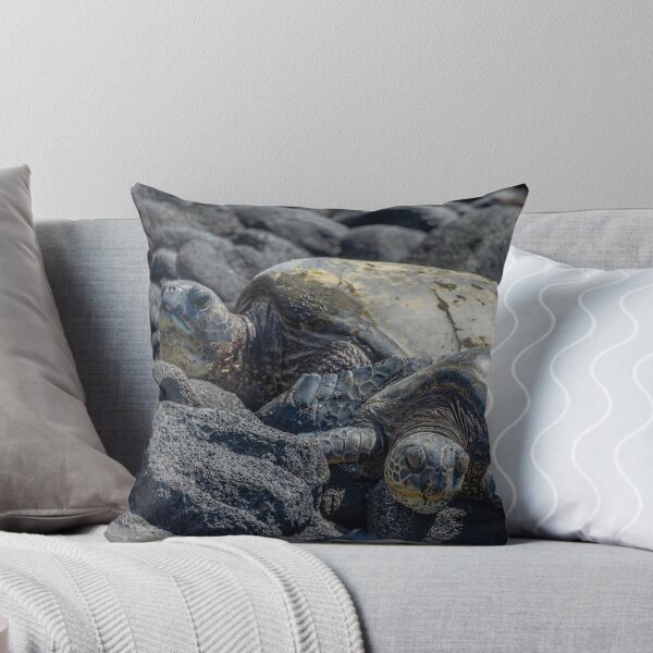 Item preview, Turtles on Black Sand Beach designed and sold by SafariByMarisa.