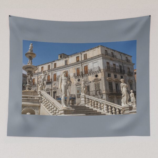 Item preview, Italy. Sicily. Palermo. Piazza Pretoria. Fountain.  designed and sold by vadim19.