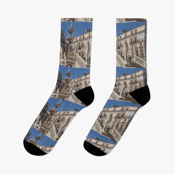 Item preview, Italy. Sicily. Palermo. Piazza Pretoria. Fountain.  designed and sold by vadim19.
