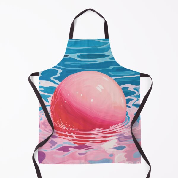 Item preview, Pelota de playa rosa - Pintura hiperrealista designed and sold by GalleryOXO.