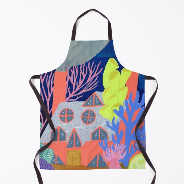 Item preview, Coral Cottage Shell House - Underwater Dreamscape Art by Jemma Jamie Skidmore designed and sold by Jemma Jamie Skidmore.