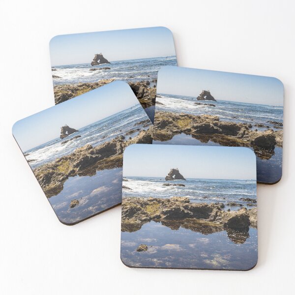 Item preview, Tidal Pools and Newport Rock Arch at Little Corona Del Mar Beach in Orange County California designed and sold by Georgia Mizuleva.