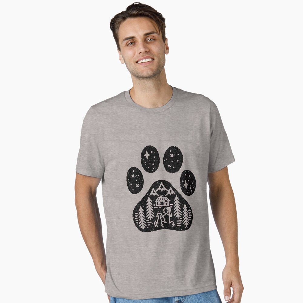 Vista previa del artículo con la obra «Camiseta esencial», diseñado y vendido por kimoufaster.
