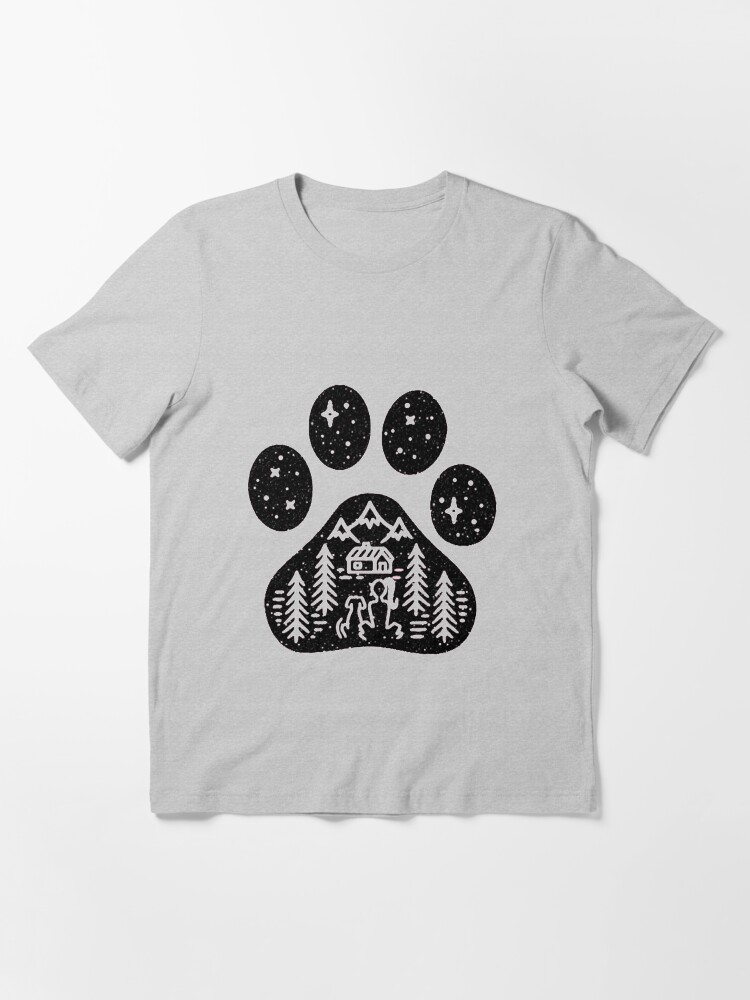"Dog paw camping best gift for puppies lover" Tshirt for Sale by