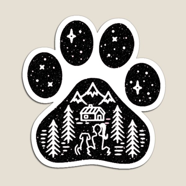 Item preview, Dog paw camping best gift for puppies lover designed and sold by kimoufaster.