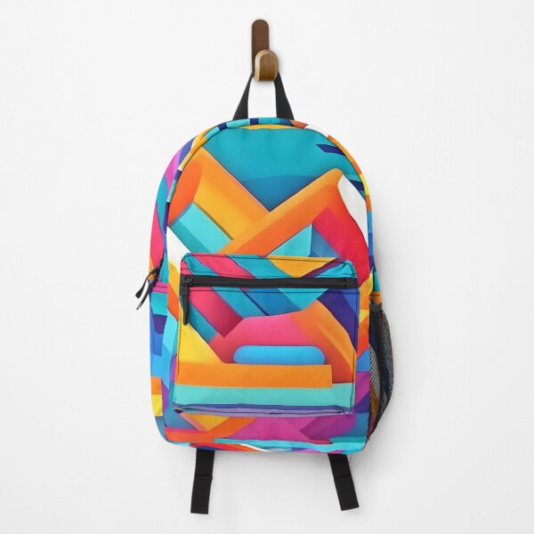 Item preview, Geometric Symphony - Vibrant Color Harmony designed and sold by Health And Fitness Posts e-Store.