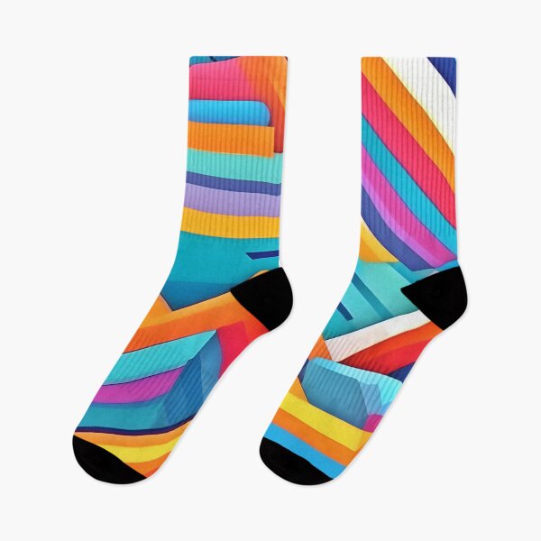 Item preview, Geometric Symphony - Vibrant Color Harmony designed and sold by Health And Fitness Posts e-Store.