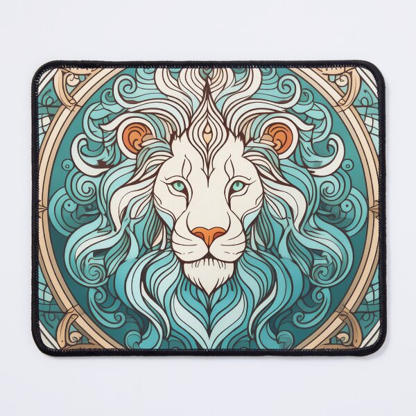 Item preview,  A vintage-style lion Design with an ornate. designed and sold by HEMRO.