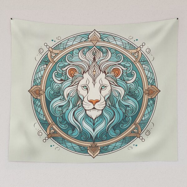 Item preview,  A vintage-style lion Design with an ornate. designed and sold by HEMRO.