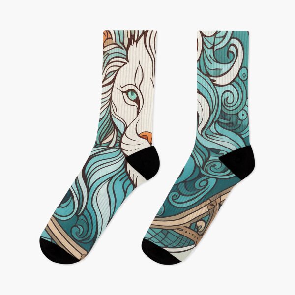 Item preview,  A vintage-style lion Design with an ornate. designed and sold by HEMRO.