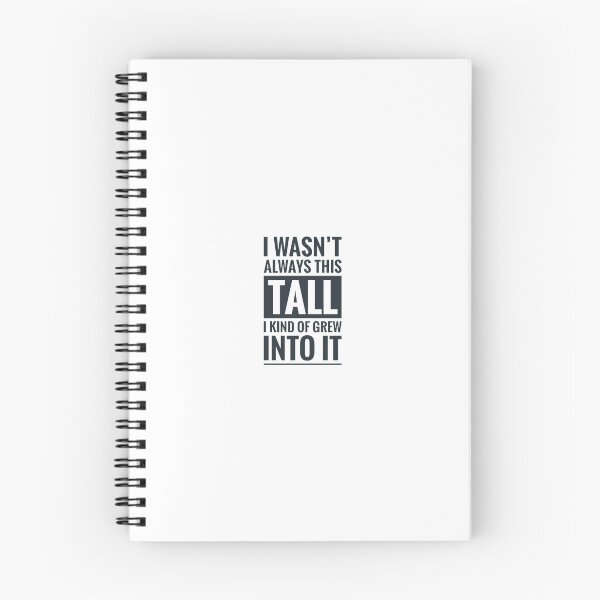 Item preview, I wasn't always this tall Tall Gift for Tall Person Humour  designed and sold by Jenny Meehan Art Prints and Patterns  .
