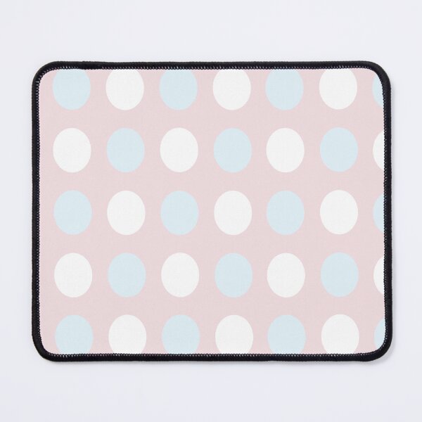 Item preview, PALE BLUE, WHITE and PALE PINK Symmetrical POLKA DOTS  designed and sold by RachelMacht.