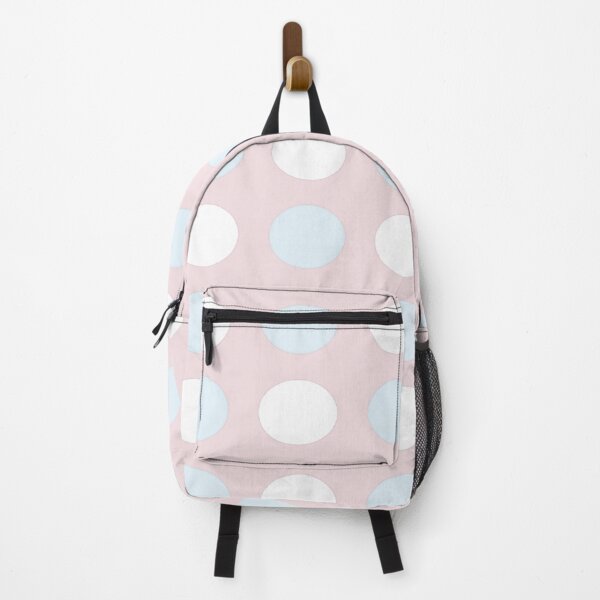 Item preview, PALE BLUE, WHITE and PALE PINK Symmetrical POLKA DOTS  designed and sold by RachelMacht.