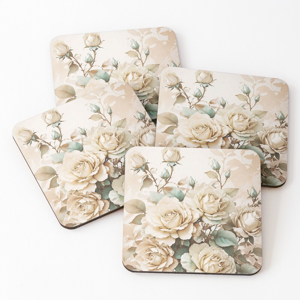 Item preview, Coasters (Set of 4) designed and sold by FlowerMeFlorals.
