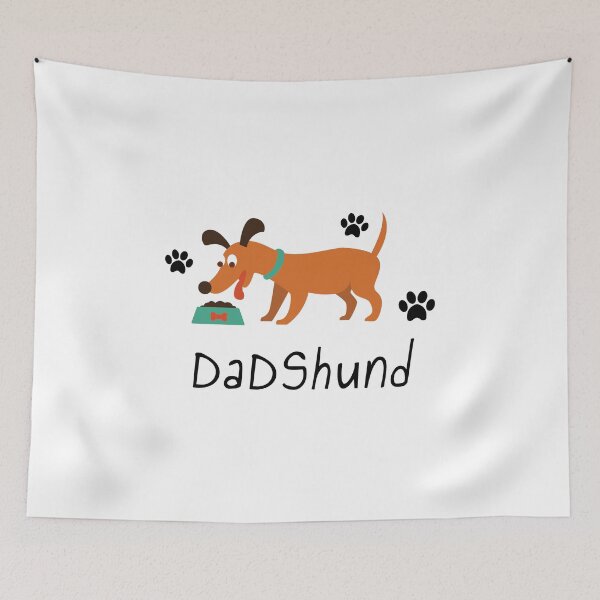 Item preview, DadShund Dachshund Funny Love Dog Pet Gift designed and sold by miracletee.