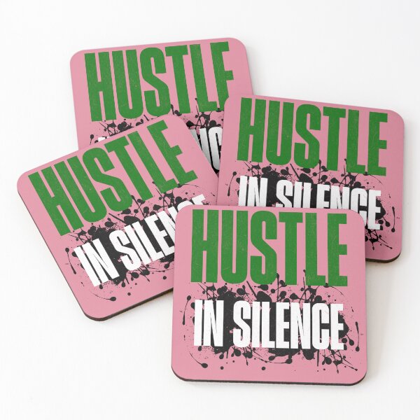 Item preview, "Hustle in Silence" Motivational Design | Empowerment | Inspirational Message | Fashion designed and sold by NovaCrestShop.