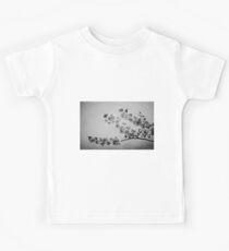 Cloudy Sky (mono) Kids Tee