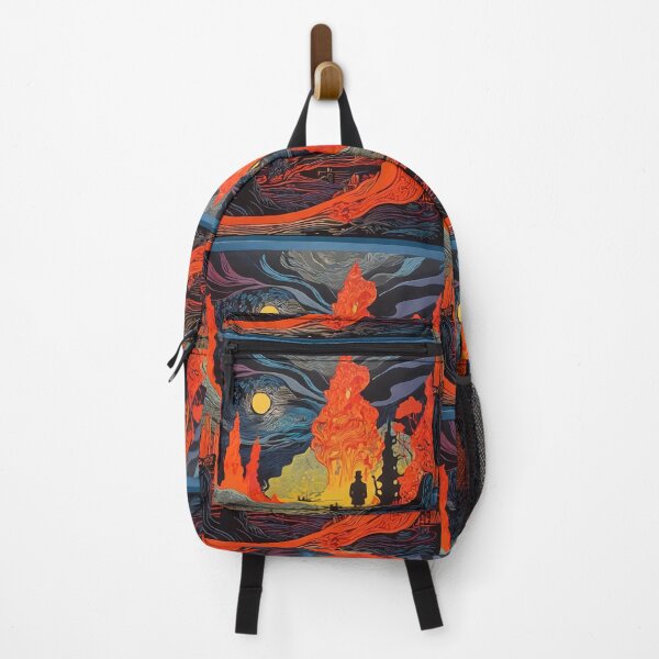 Item preview,  Volcanic Eruption at Night With Molten Lava Flows designed and sold by KilianSzmid.
