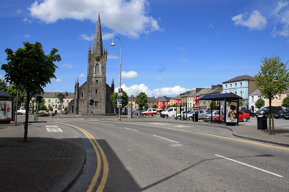 "Listowel town center" by John Quinn Redbubble