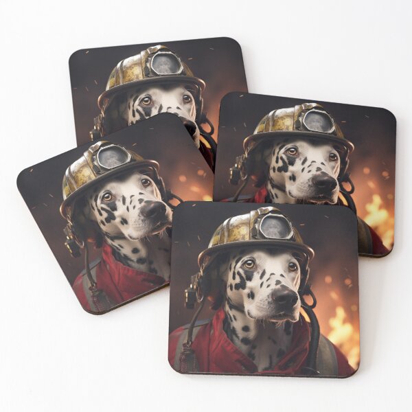 Item preview, Dalmatian Firefighter designed and sold by Samuelsboro.
