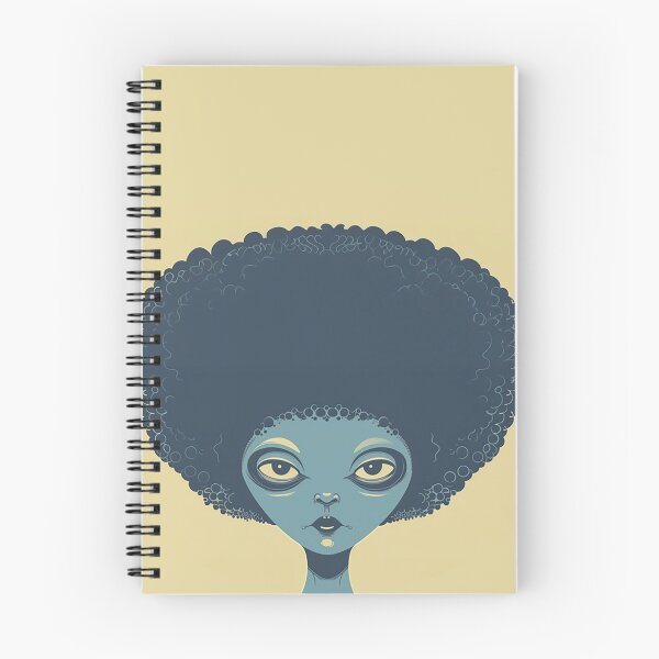 Item preview, Alien with an afro designed and sold by Zen Lael.