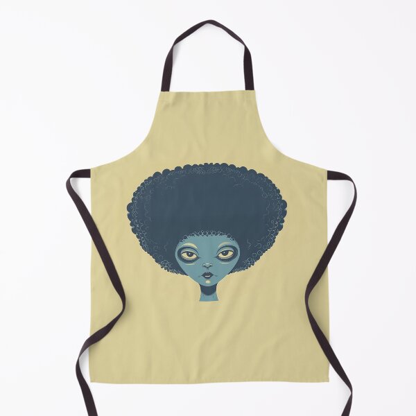 Item preview, Alien with an afro designed and sold by Zen Lael.