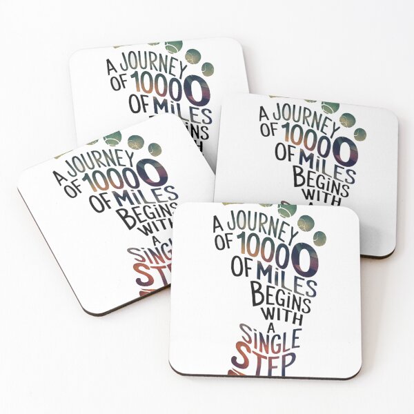 Item preview, Motivation quotes for athlete: Inspirational Journey of 1000 Miles designed and sold by ProjectNoah.
