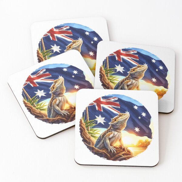 Item preview, Bearded dragon in Australia designed and sold by RubisLeaf.