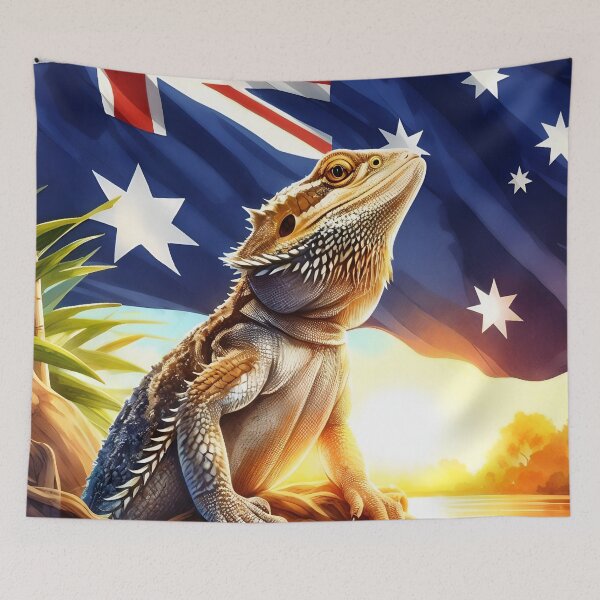Item preview, Bearded dragon in Australia designed and sold by RubisLeaf.