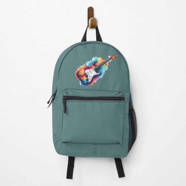 Item preview, Let’s Rock! - Cool colourful Guitar T-Shirt & Sticker” designed and sold by CreationbyNiki.