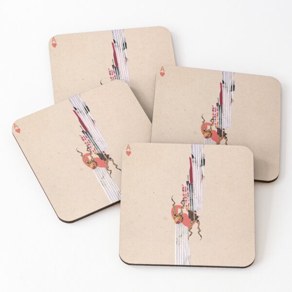 Item preview, Fragmented Ace of Hearts designed and sold by MonsoonartsbyM.