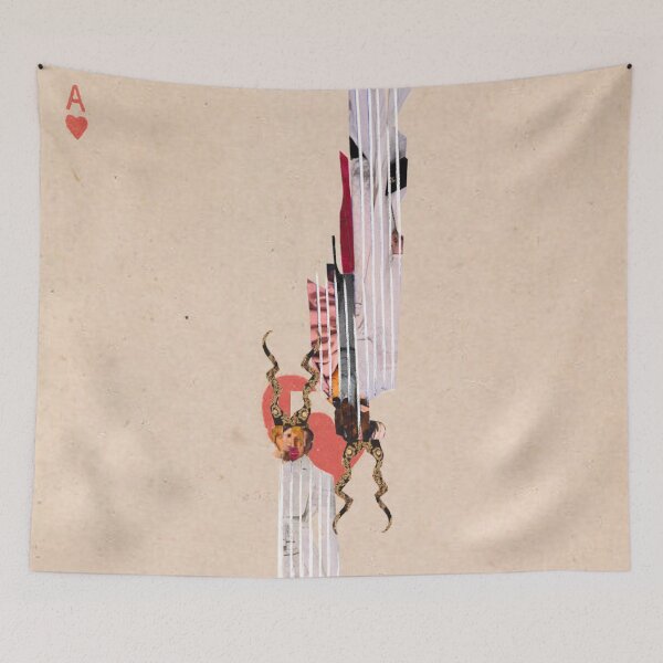 Item preview, Fragmented Ace of Hearts designed and sold by MonsoonartsbyM.