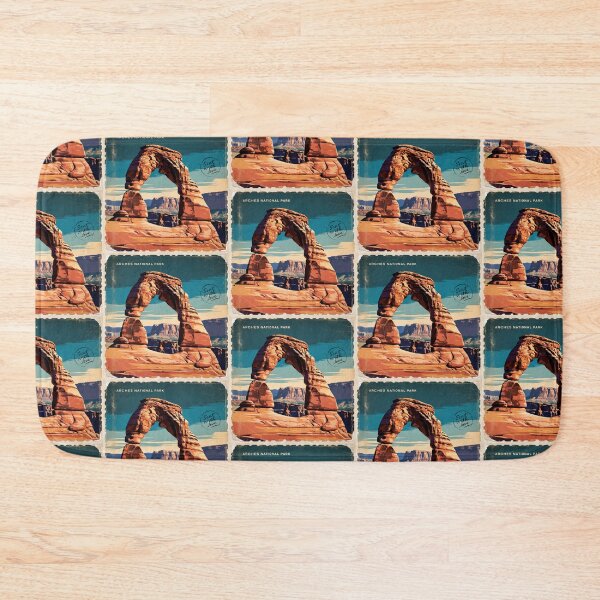 Item preview, Arches National Park Postcard Vintage Retro Travel designed and sold by TravelPostcardGems.