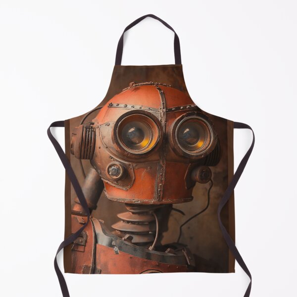 Item preview, Rusty Steampunk Robot with Glowing Eyes designed and sold by Juuskus.