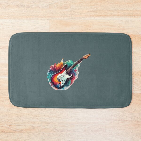 Item preview, Let’s Rock! - Cool colourful Guitar T-Shirt & Sticker” designed and sold by CreationbyNiki.