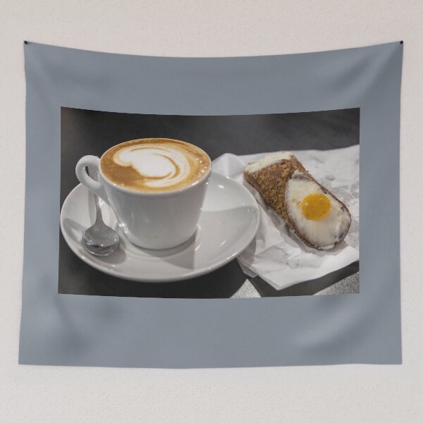 Item preview, Italy. Sicily. Palermo. Cappuccino and Connolo.  designed and sold by vadim19.