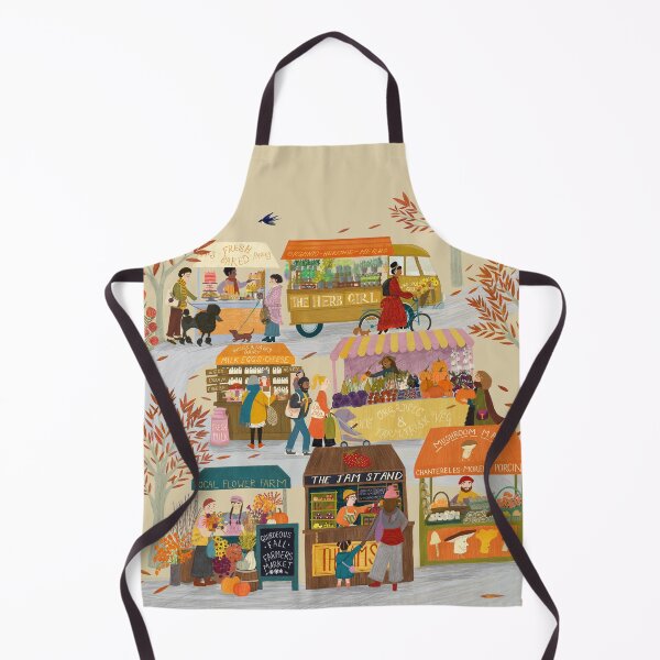 Item preview, Vibrant Farmers' Market Illustration | Autumn Harvest Art- Illustration Art by Jemma Jamie Skidmore designed and sold by Jemma Jamie Skidmore.