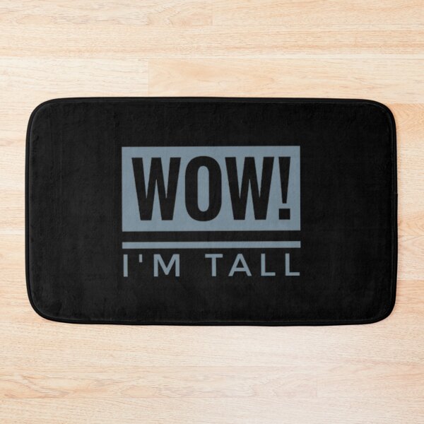 Item preview, Wow I'm Tall Funny Tall Person Tall People Humour  designed and sold by Jenny Meehan Art Prints and Patterns  .