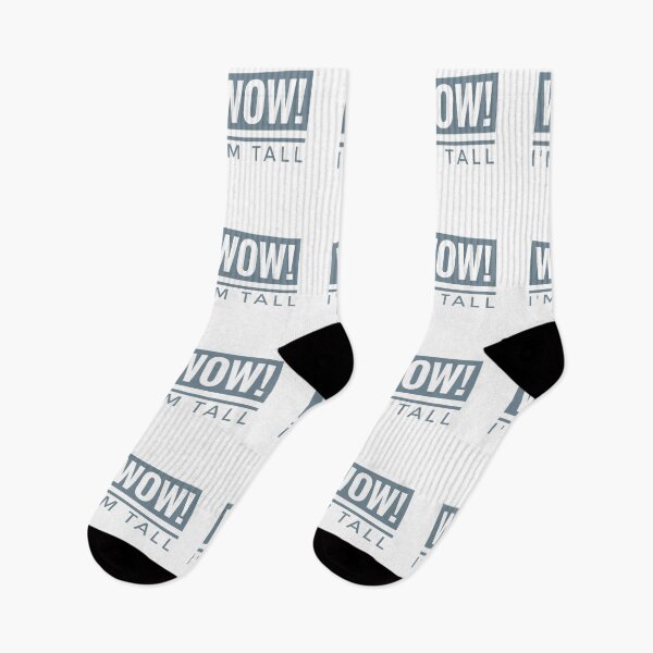 Item preview, Wow I'm Tall Funny Tall Person Tall People Humour  designed and sold by Jenny Meehan Art Prints and Patterns  .