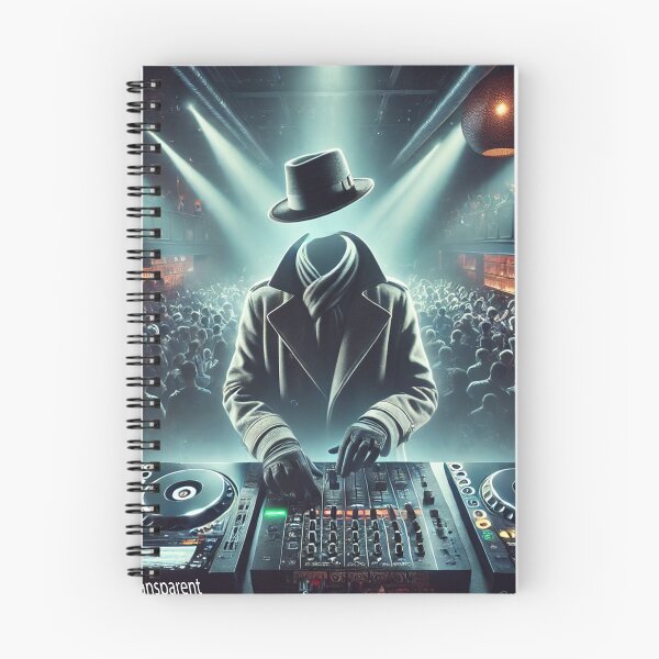 Item preview, DJ Transparent: The Invisible Beatmaster designed and sold by MySheetMusicArt.