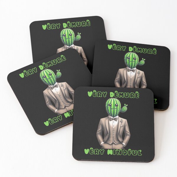 Item preview, Very Demure, Very Mindful - Classy Cactus designed and sold by ArtDesignMC.