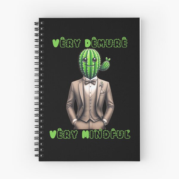 Item preview, Very Demure, Very Mindful - Classy Cactus designed and sold by ArtDesignMC.