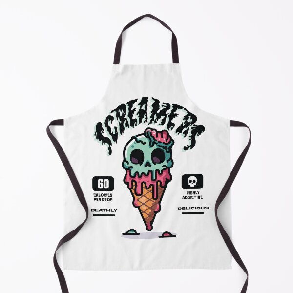 Item preview, Screamers - Deathly Delicious Ice Cream Skull designed and sold by Chronika.