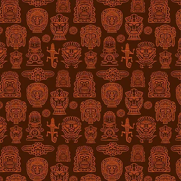 Artwork thumbnail, Aztec Pattern by Enchantedbox