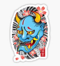 Hanya Demon Mask Sticker