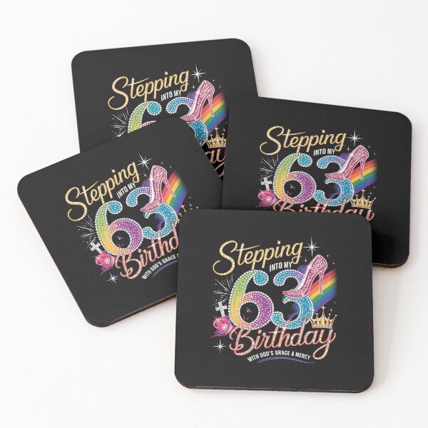 Item preview, Stepping into my 63rd birthday with god's, grace and mercy designed and sold by marfanna.